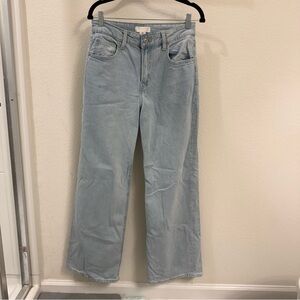 H&M Women’s Light Blue Wide Leg Jeans | Size: 6